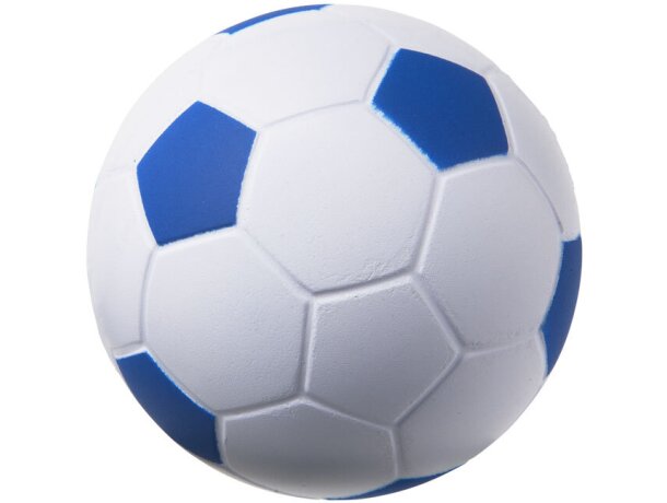 Antiestrés balón de fútbol azul