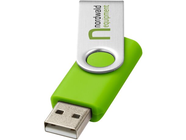 Memoria USB Rotate 16GB con cuerpo giratorio de aluminio Lima detalle 17