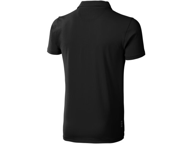Polo manga corta hombre de elastano 200 g/m2 Markham Antracita detalle 14