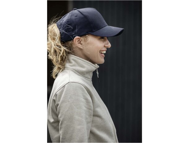 Gorra reciclada cinco paneles con rastreador Aware Onyx detalle 20