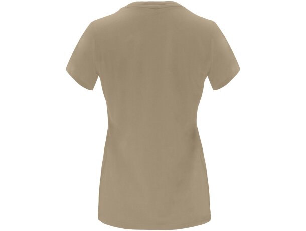 Camiseta manga corta mujer Capri Roly 100% algodón 170 g/m² Arena detalle 18