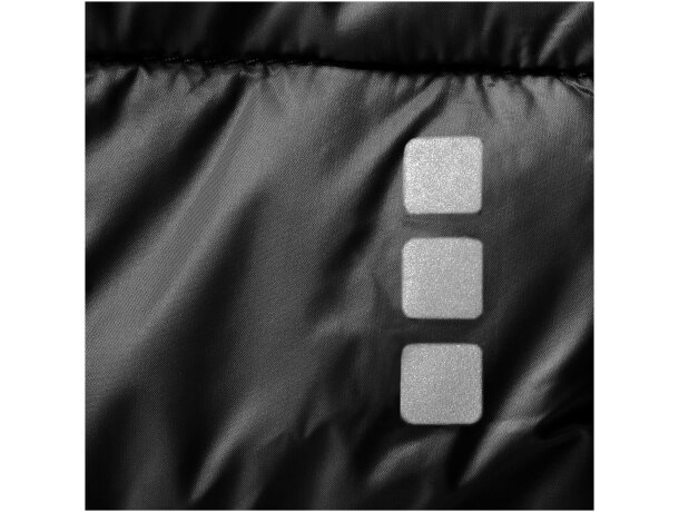 Chaqueta plumón natural mujer Scotia con certificación RDS Negro intenso detalle 34