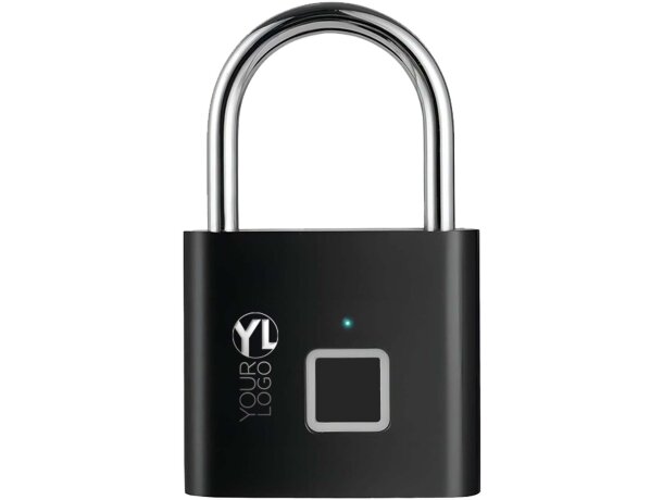 Candado con sensor de huella dactilar SCX.design T11 Negro intenso detalle 1