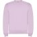 Sudadera cuello redondo infantil Roly Clasica 280 g/m² Rosa claro