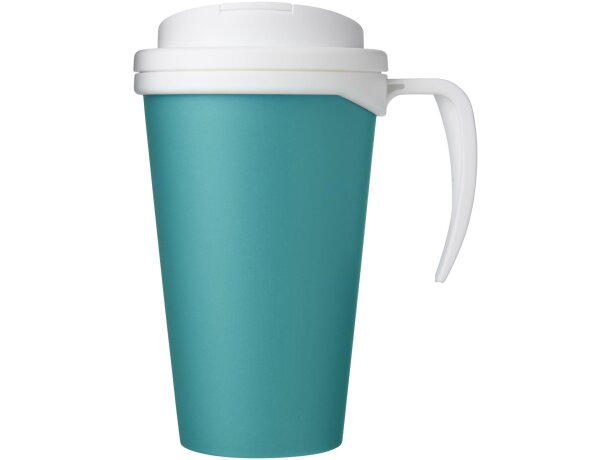 Americano® Grande taza 350 ml con tapa antigoteo con logo