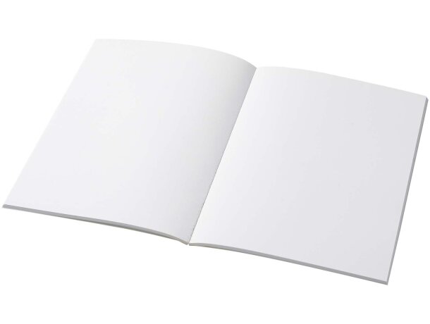 Libreta A5 tapa blanda Novella Austen papel certificado FSC Blanco detalle 3