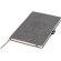 Libreta A5 de ante Carbony Gris detalle 15