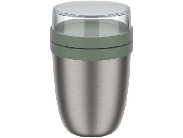 Fiambrera térmica Mepal Ellipse 500+200 ml doble compartimento Verde detalle 9