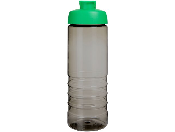 Bidón deportivo H2O Active Eco Treble con plástico reciclado Carbón/verde detalle 11