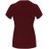 Camiseta manga corta mujer Capri Roly 100% algodón 170 g/m² Granate detalle 110
