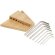 Set llaves hexagonales bambú Allen con acero al carbono Natural detalle 5