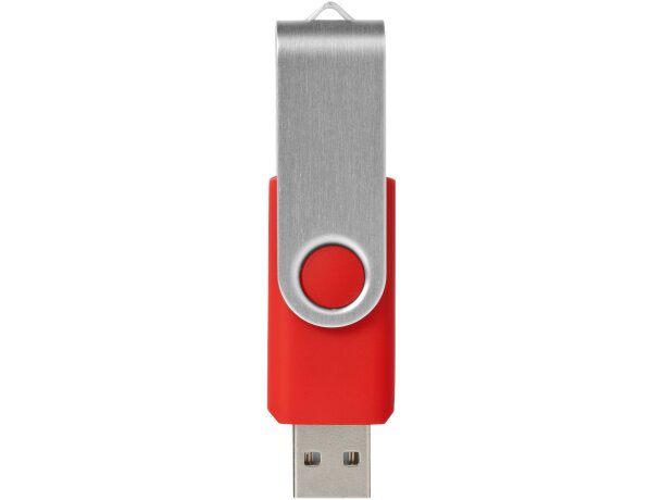 Memoria USB Rotate 2GB con protección giratoria de aluminio Rojo brillante detalle 14