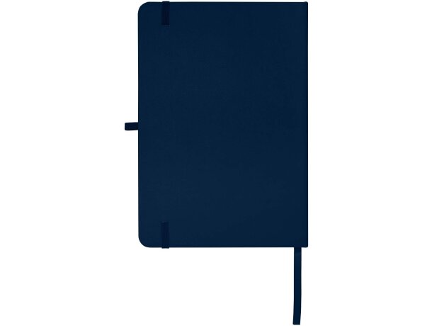 Libreta A5 Teak con tapa dura de tacto suave reciclado Azul marino detalle 23