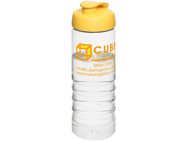 H2O Active® Treble Bidón deportivo con tapa Flip de 750 ml Transparente/amarillo detalle 25