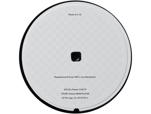 Posavasos redondo Brite-Mat ecológico certificado FSC Negro intenso detalle 2