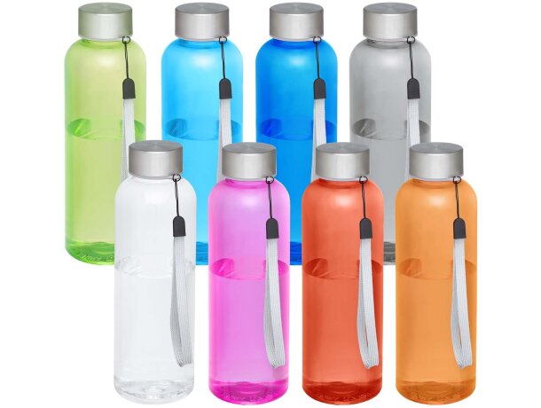 Bidón deportivo Bodhi 500ml de RPET con tapa de acero reciclado Naranja transparente detalle 20