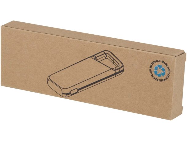 Batería externa Alkes 5000 mAh plástico ABS reciclado IPX5 Blanco detalle 11