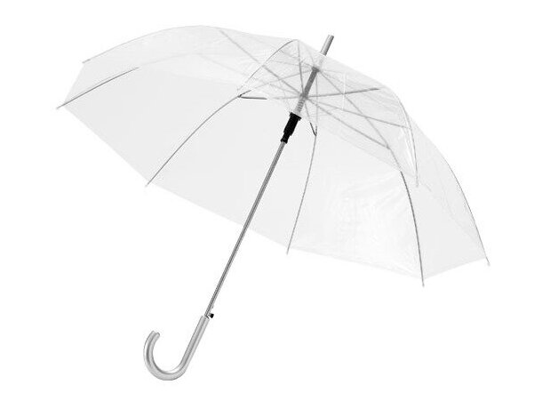 Paraguas automático transparente de 23" economico