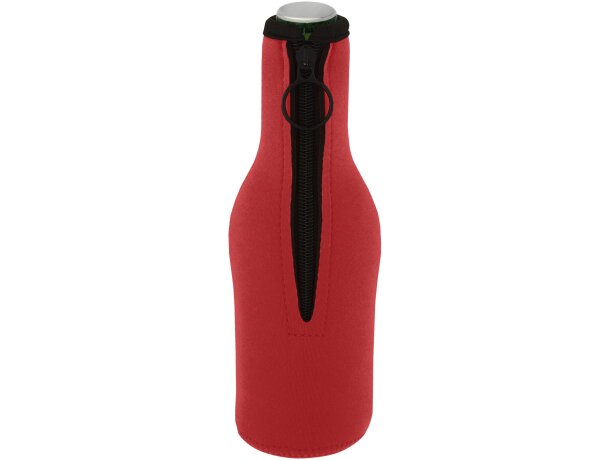 Funda para botellas térmicas de neopreno plegable Fris Rojo detalle 11