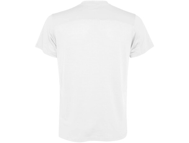 Camiseta técnica manga corta hombre Slam Roly Blanco detalle 2