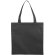 bolsa de no tejido para convenciones o compras personalizada negro intenso