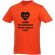 Camiseta de manga corta para hombre Heros Naranja detalle 46