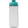 Bidón deportivo de 650 ml con tapa Flip H2O Active® Base Tritan™ Transparente claro/azul aqua detalle 29