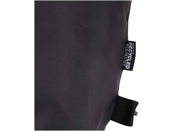 Bolsa de lona reciclada de viaje Trip Aware 42 litros Negro intenso detalle 8