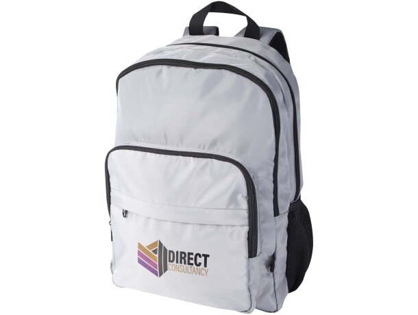 Mochila portátil 15 pulgadas Trend Plus con certificado GRS Gris detalle 22