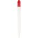 Bolígrafo Thalaasa de plástico reciclado de zonas costeras Rojo transparente/blanco detalle 5