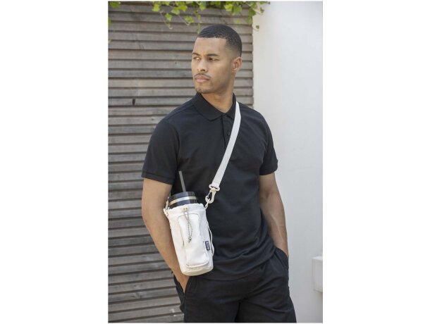 Bolsa para botellas de viaje reciclada Trip Aware de 2 litros Negro intenso detalle 7