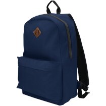 Mochila para portátil personalizada Stratta 600D azul marino 15L ergonómica