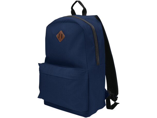 Mochila Stratta poliéster 600D azul para portátil 15 pulgadas Rojo detalle 9