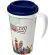 Taza térmica personalizada en pp 350ml Blanco/azul