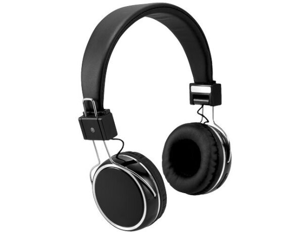 Auriculares táctiles con bluetooth personalizado negro intenso Auriculares táctiles con bluetooth personalizado negro intenso