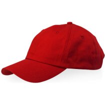 Gorra sencilla con 6 paneles y cierre ajustable personalizada roja Gorra sencilla con 6 paneles y cierre ajustable personalizada roja
