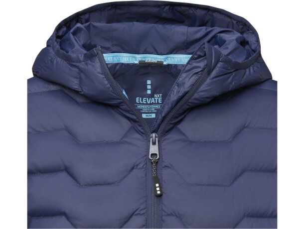 Chaqueta aislante reciclada GRS Petalite para mujer Azul marino detalle 4