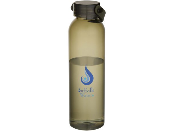 Botella Alti 630ml de plástico reciclado con asa de silicona Verde bosque detalle 13