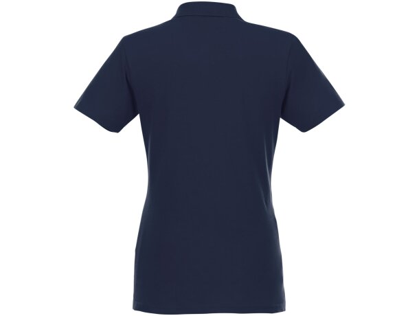 Polo de manga corta para mujer Helios Azul marino detalle 38