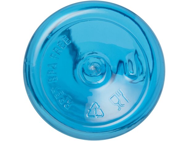 Bidón deportivo Bodhi 500ml de RPET con tapa de acero reciclado Azul claro transparente detalle 12