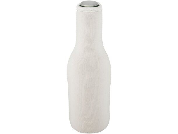 Funda para botellas térmicas de neopreno plegable Fris Blanco detalle 6