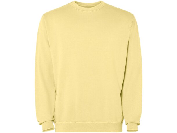 Sudadera cuello redondo unisex Jaya Roly algodón 250 g/m² Verde oscuro detalle 30