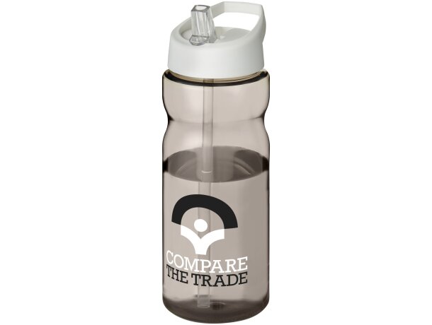 H2O Active® Base Bidón deportivo con tapa con boquilla de 650 ml Carbón/blanco detalle 7