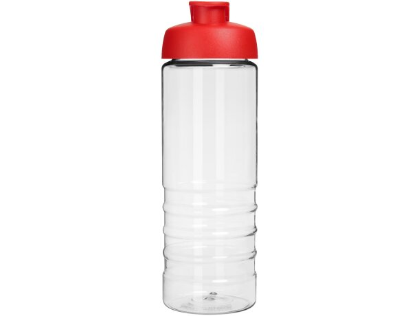H2O Active® Treble Bidón deportivo con tapa Flip de 750 ml Transparente/rojo detalle 12