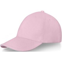 Gorra de 6 paneles con detalle de ribete elegante