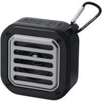 Altavoz solar Bluetooth Solo con mosquetón negro