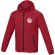 Chaqueta ligera impermeable hombre Dinlas con capucha enrollable Rojo detalle 4
