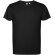 Camiseta manga corta infantil Estoril Roly poliéster reciclado Negro intenso