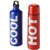 Termo Para Bebidas Frias Y Calientes Personalizado Rojo