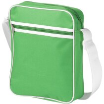 Bandolera con espacio para tablet grabado verde brillante Bandolera con espacio para tablet grabado verde brillante